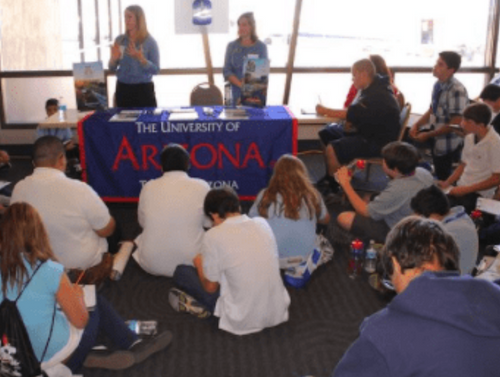 Students at the TIA College & Career Fair